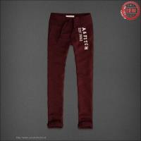 heren abercrombie and fitch est 1892 elastisch sweatpants maroon Winkel Almere Stad 2qpd5707